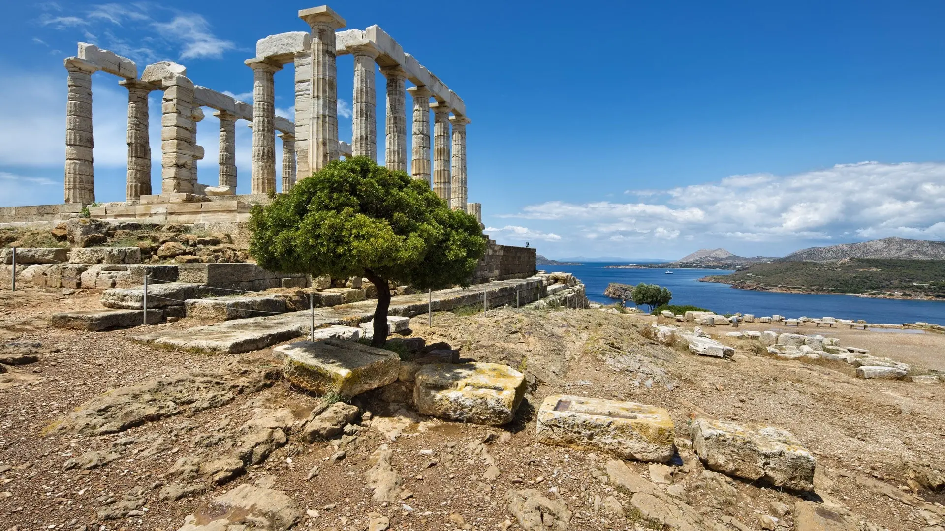 Image of the temple of Poseidon